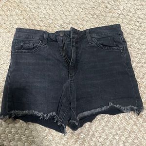 Joe brand black jean shorts